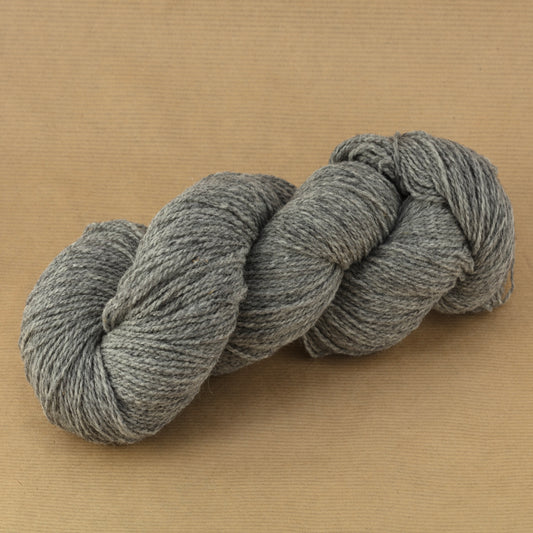 Frankenwolle Grau Melange ungefärbt 400 Strang