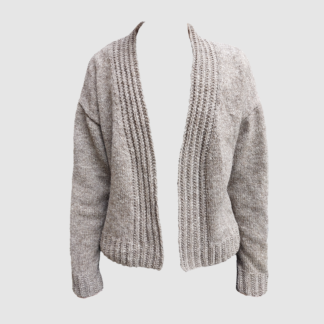 STRICKPAKET OFFENE JACKE