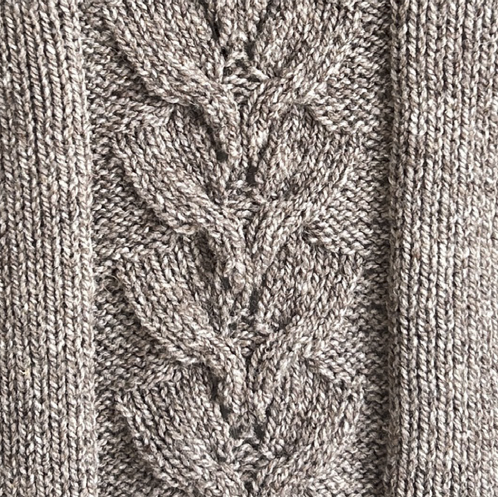 STRICKPAKET STEHKRAGENPULLOVER MIT AJOUREINSATZ
