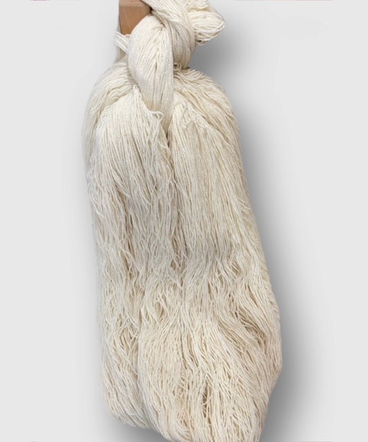 Frankenwolle Zehnerstrang naturbelassene Merionowolle  zum Selberfärben