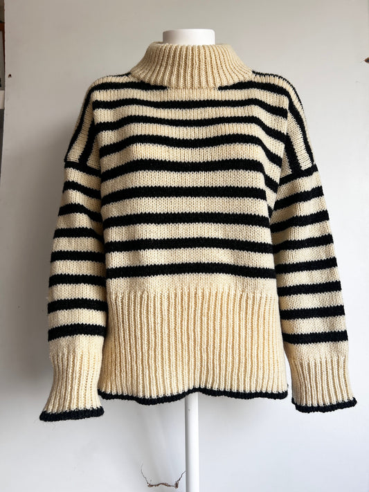 KNITTING KIT STRIPED SWEATER