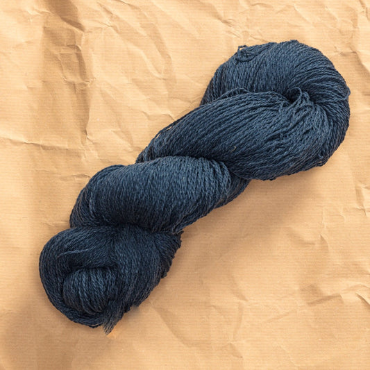 Frankenwolle Merino Garn Mitternachtsblau gefärbt 200 Strang